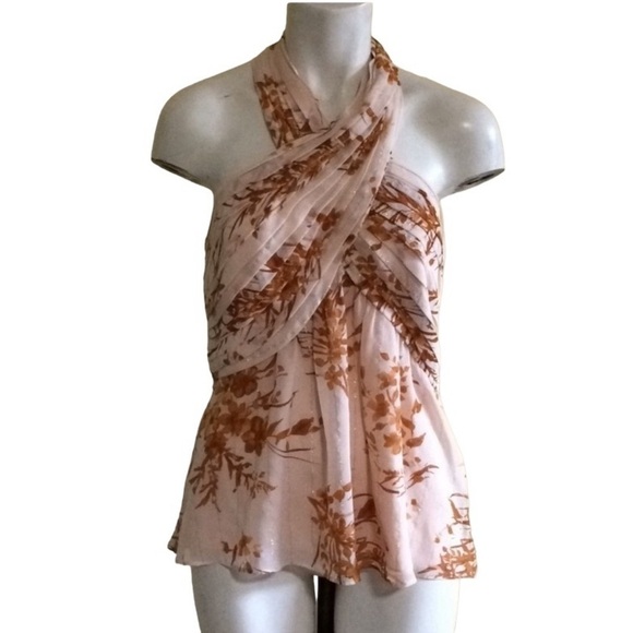 Joie Damein Silk Top - Peach Cream Size 8 NWT - Picture 5 of 6